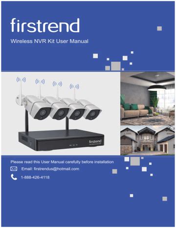 Wireless NVR Kit, N029. . Firstrend wireless nvr kit user manual